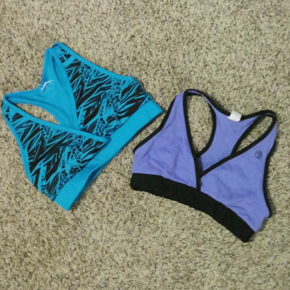 2 Zumba Fitness Sport Bras M